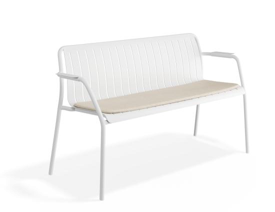P 1 Roku Gardenbench Husk White