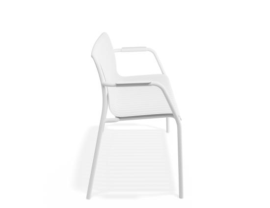 P 3 Roku Gardenbench White