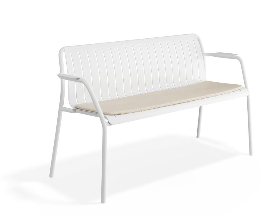 P 1 Roku Gardenbench Husk White