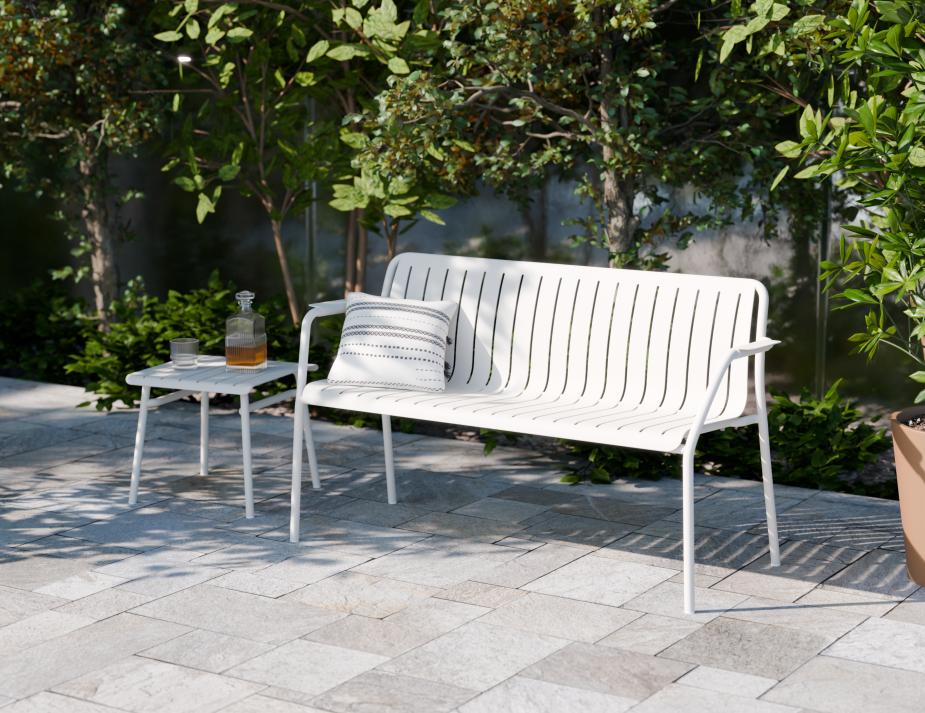 Roku Gardenbench Lifestyle 1 White