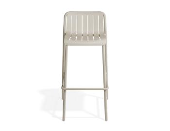 Roku Outdoor Bar Stool Matte Latte