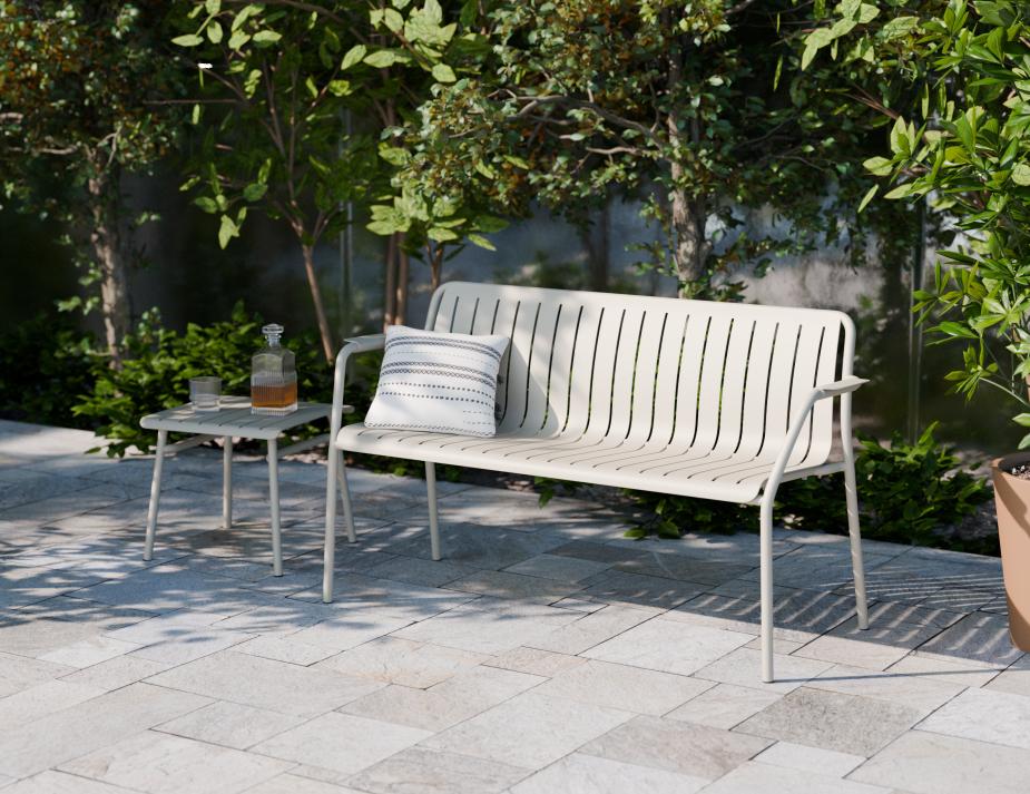 Roku Gardenbench Lifestyle 1 Latte