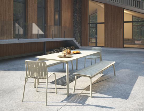 L 2 Roku Diningsetbenches Latte