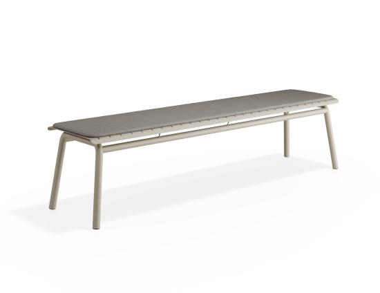 P 1 Roku Bench190 Lightgrey Latte