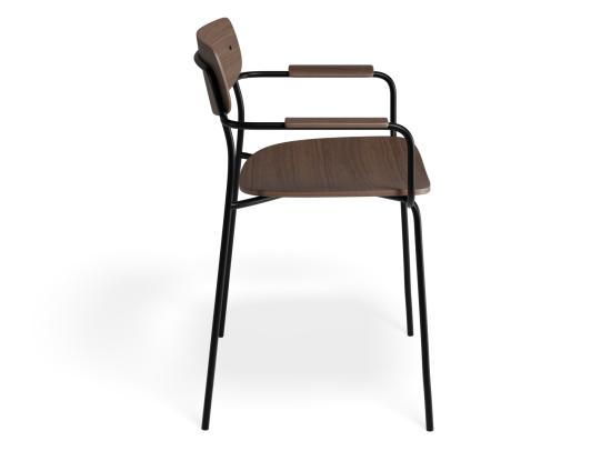 P 3 Rylie Armchair Walnut Walnut