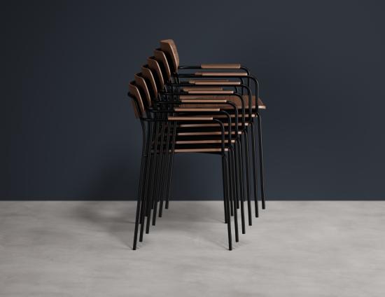 P 5 Rylie Armchair Walnut Walnut