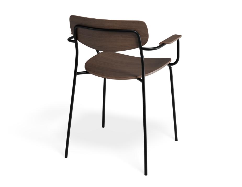 P 2 Rylie Armchair Walnut Walnut