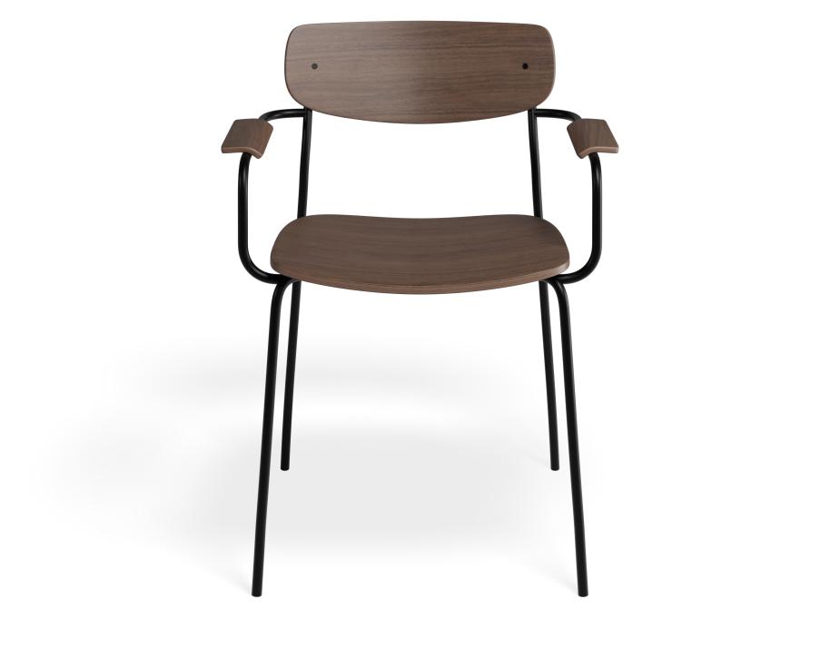 P 4 Rylie Armchair Walnut Walnut