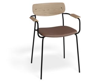 Rylie Armchair Padded Seat with Natural Backrest