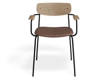 Rylie Armchair Padded Seat with Natural Backrest