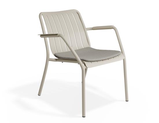 P 1 Roku Loungechair Lightgrey Latte