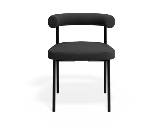 P 4 Marlowe Diningchair Black Anthracite