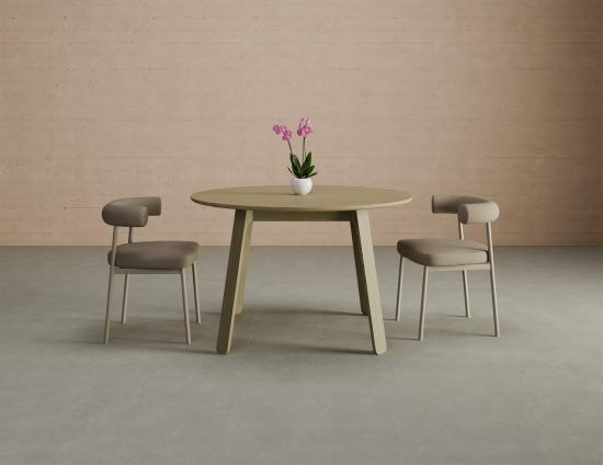 L 1 Mateo Diningtable 120d Conceptual