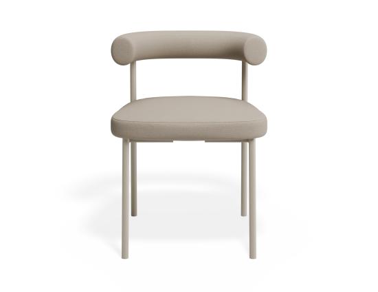 P 4 Marlowe Diningchair Grey Fawnbeige