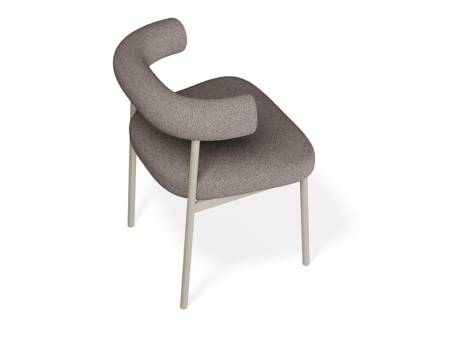 P 5 Marlowe Diningchair Grey Oyster