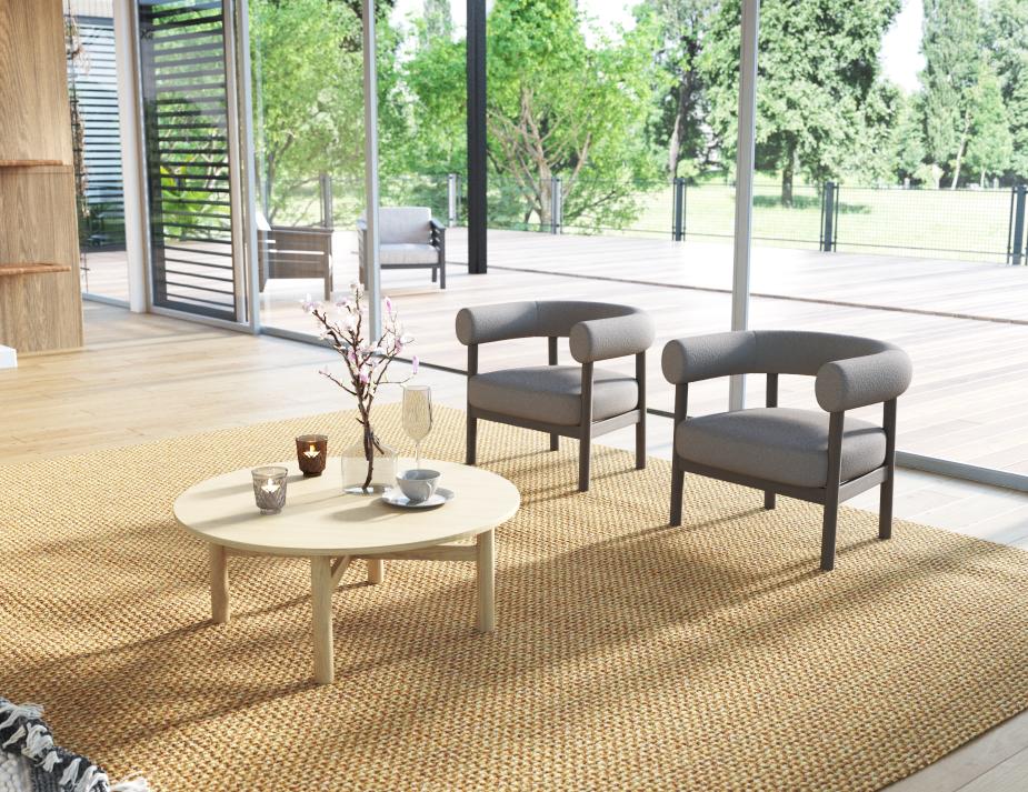 L 1 Marlowe Loungechair Brownwood Oyster33