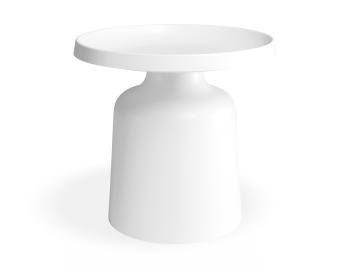 Flare White Side Table