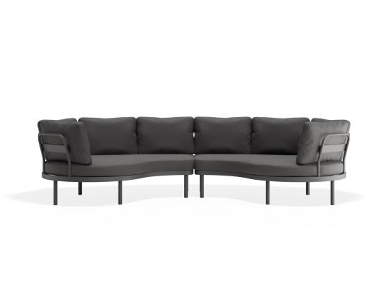 P 4 Aluna Outdoorsofa Configc Charcoal Darkgrey