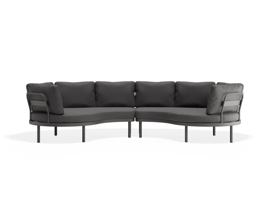 P 4 Aluna Outdoorsofa Configc Charcoal Darkgrey