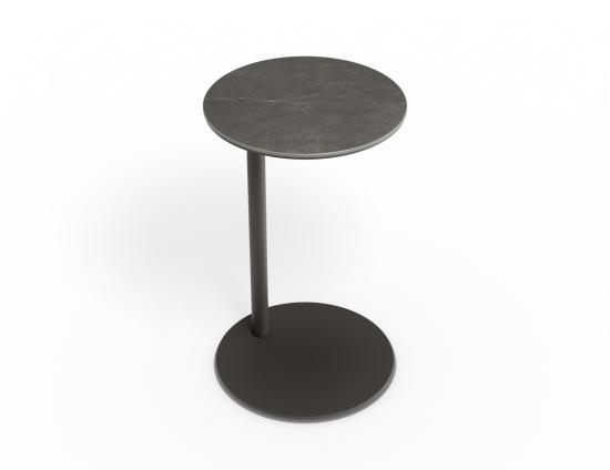 P 2 Lira Sidetable Basalt Charcoal