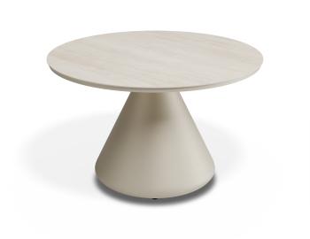 Kora Outdoor 71cm Dia Coffee Table - Matt Latte - Dune Ceramic