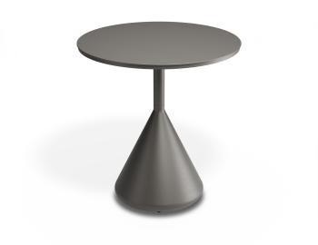Kora Outdoor 71cm Dia Cafe Table - Matt Charcoal