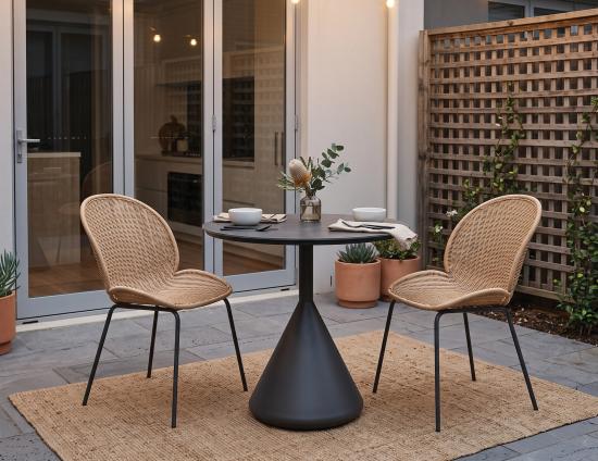 Kora Small Ceramic Round Outdoor Table