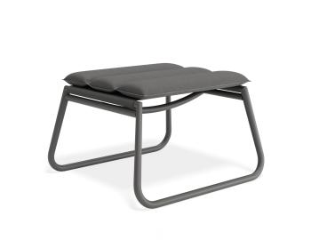 Paloma Outdoor Footrest Matt Charcoal