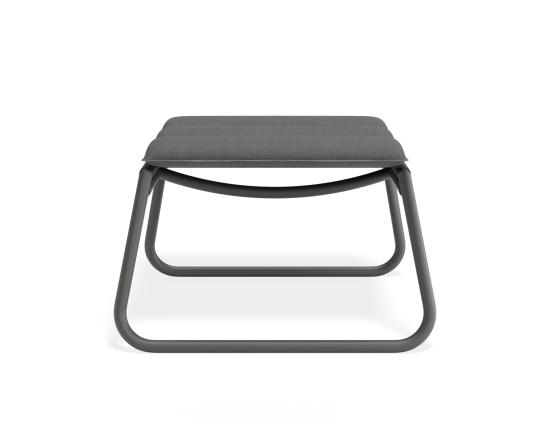 P 4 Paloma Footrest Charcoal Darkgrey
