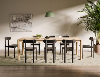 Zara Dining Chair Black European Ash