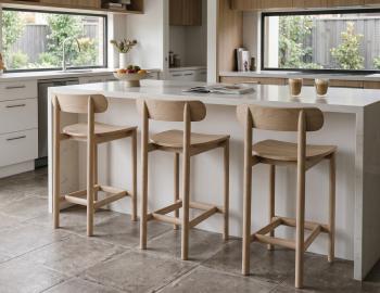 Zara Bar Stool Natural European Ash