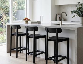 Zara Bar Stool Black European Ash
