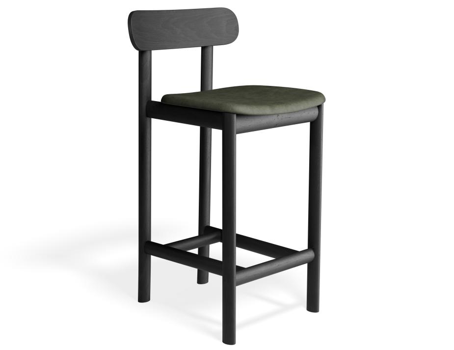 P 1 Zarav6 Kitchenstool Black Green