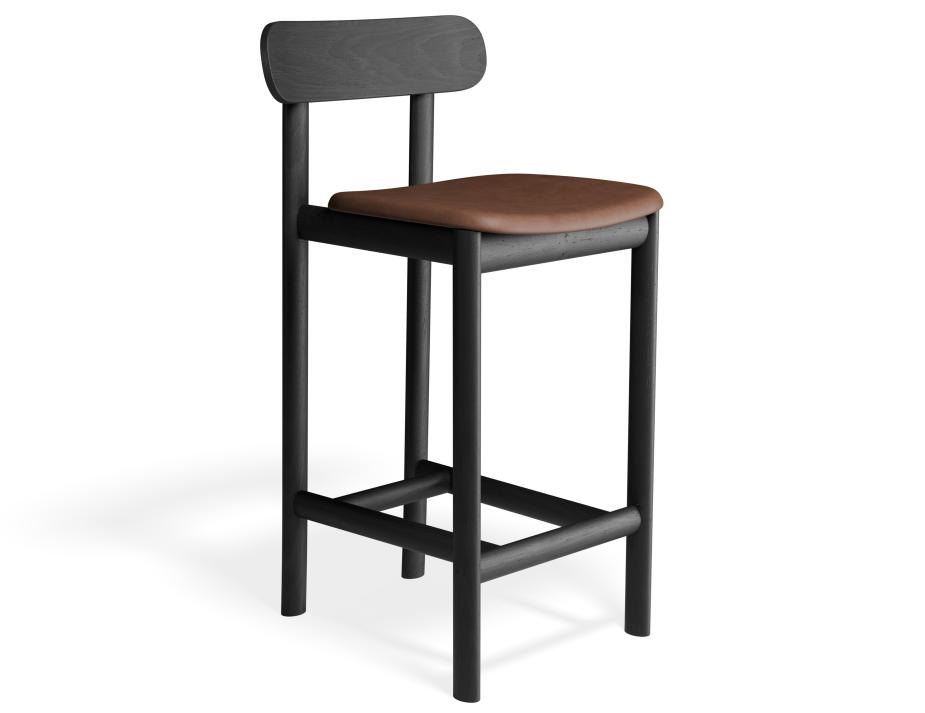 P 1 Zarav6 Kitchenstool Black Tan