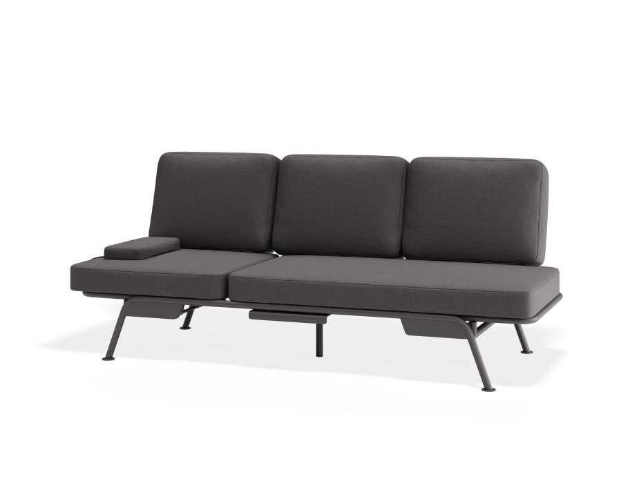P 1 Arla 3seater Charcoal Darkgrey