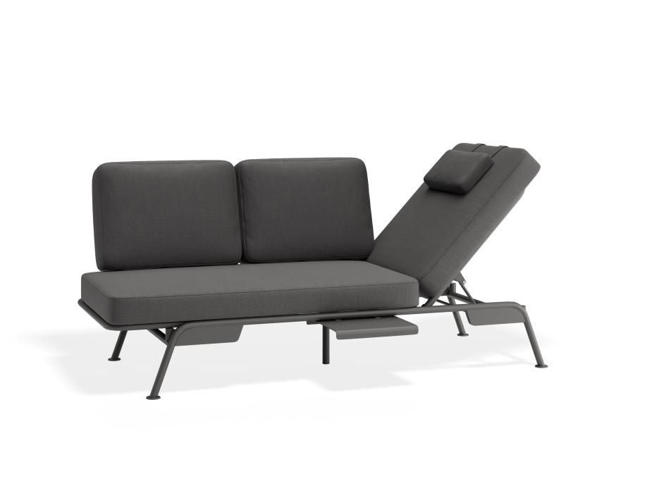 P 4 Arla 3seater Charcoal Darkgrey