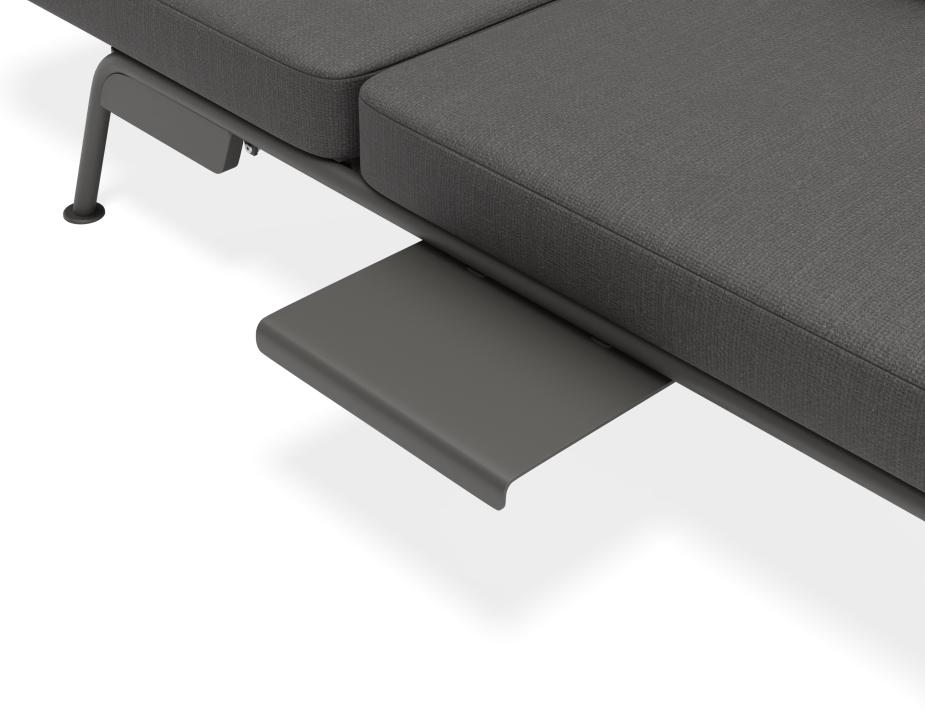 P 8 Arla 3seater Charcoal Darkgrey