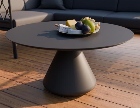 L 2 Kora Coffeetable 90cm Charcoal