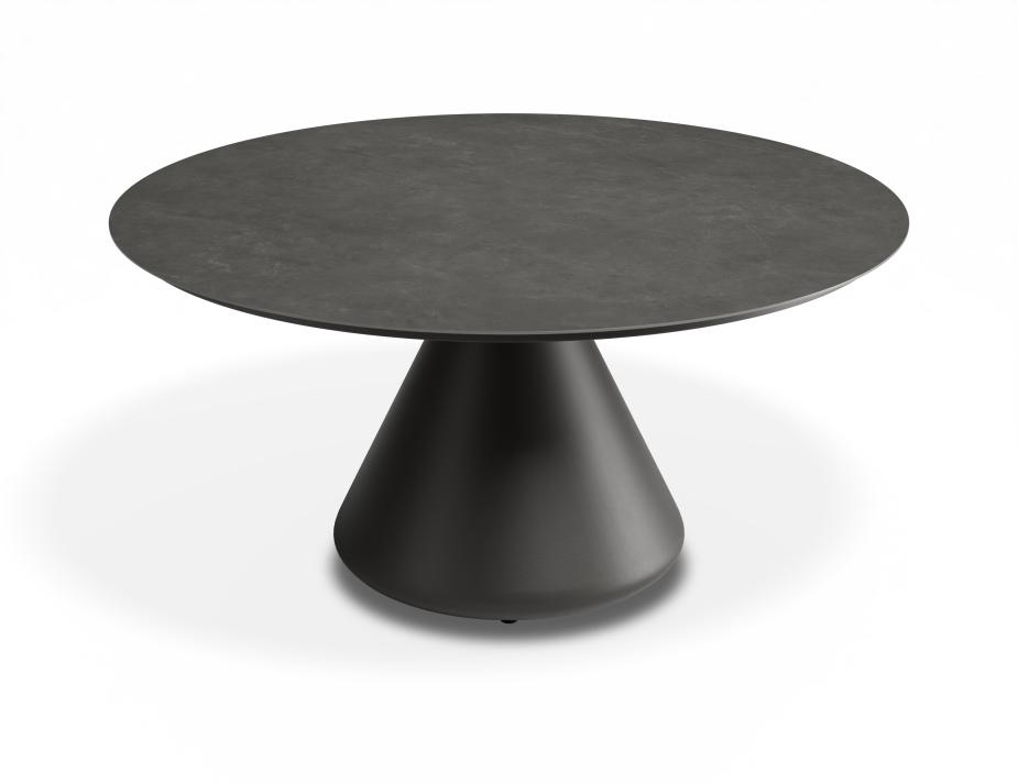 P 2 Kora Coffeetable 90cm Charcoal Basalt