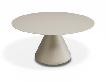 Kora Outdoor 90cm Dia Coffee Table - Matt Latte