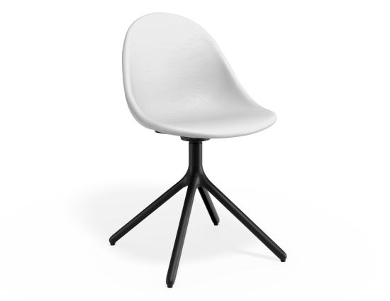 P 1 Pebble Chair Whitepuseat Swivelbase