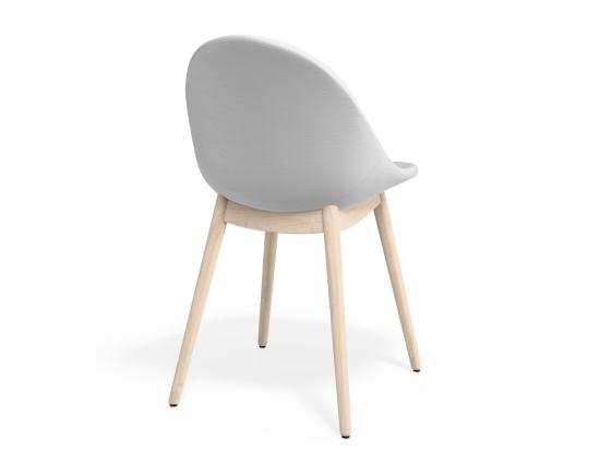 P 2 Pebble Chair Whitepuseat Beechbase