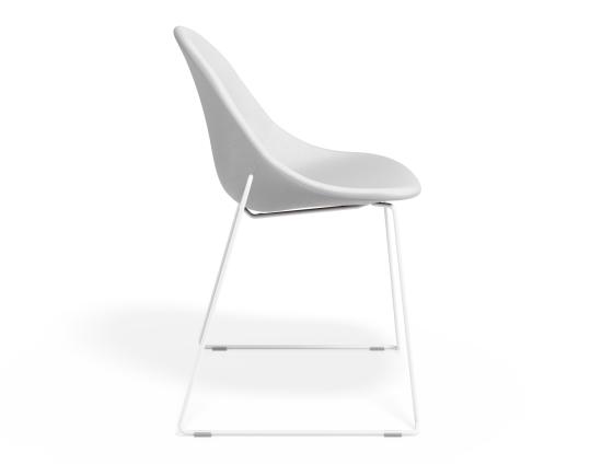 P 3 Pebble Chair Whitepuseat Sledwhite