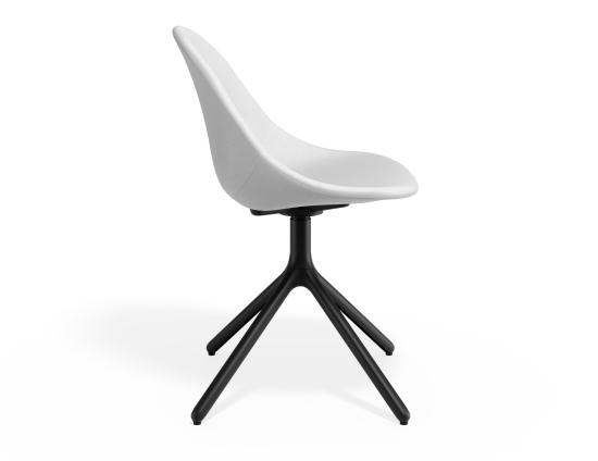 P 3 Pebble Chair Whitepuseat Swivelbase