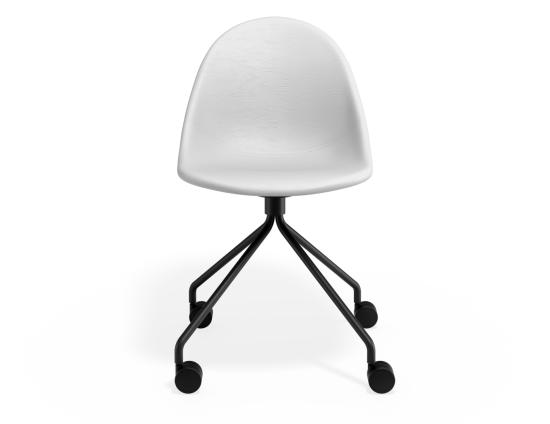 P 4 Pebble Chair Whitepuseat Pyramidcastors