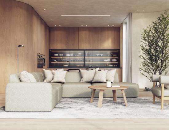 Mateo Natural Ash Round Coffee Table