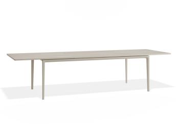 Arken Outdoor Extendable Dining Table Matt Latte - Dune Ceramic Top