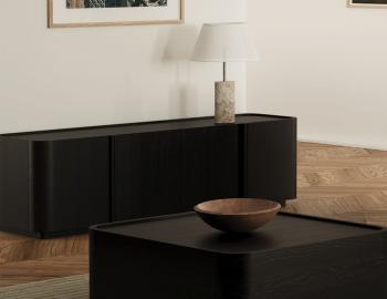 Lennon TV Unit / Black / 180cm