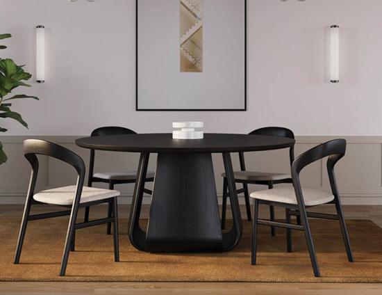 Lawson Dining Table Black 160cm 1