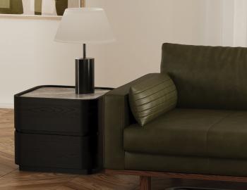 Lennon Black Side Table 